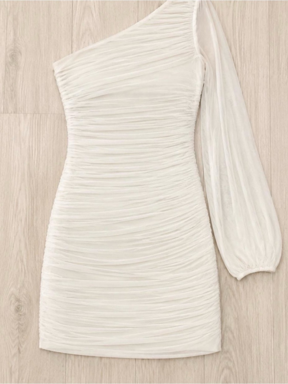 One shoulder mini dress